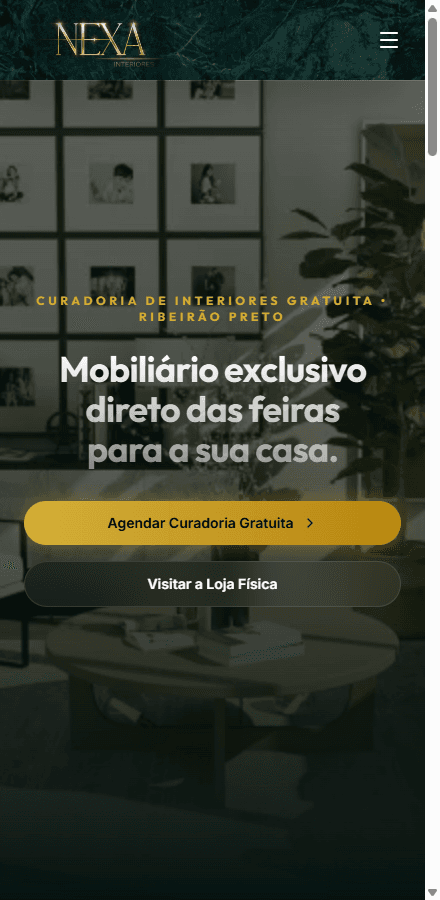 Nexa Interiores — Site sob medida